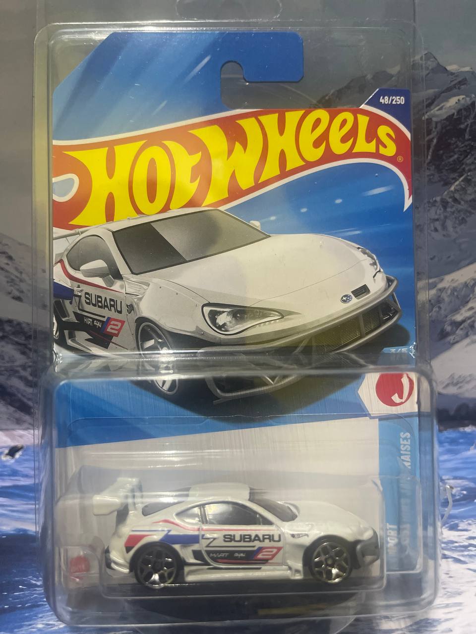 Hot Wheels Subaru BRZ #48/250 – White Racing Edition Diecast Car 1:64 (2023 Mainline)
