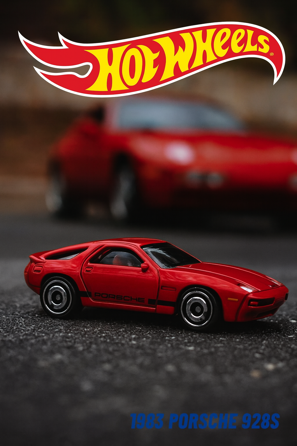 Hot Wheels 1983 Porsche 928S Die-Cast Car – Red 1:64 Collectible Model