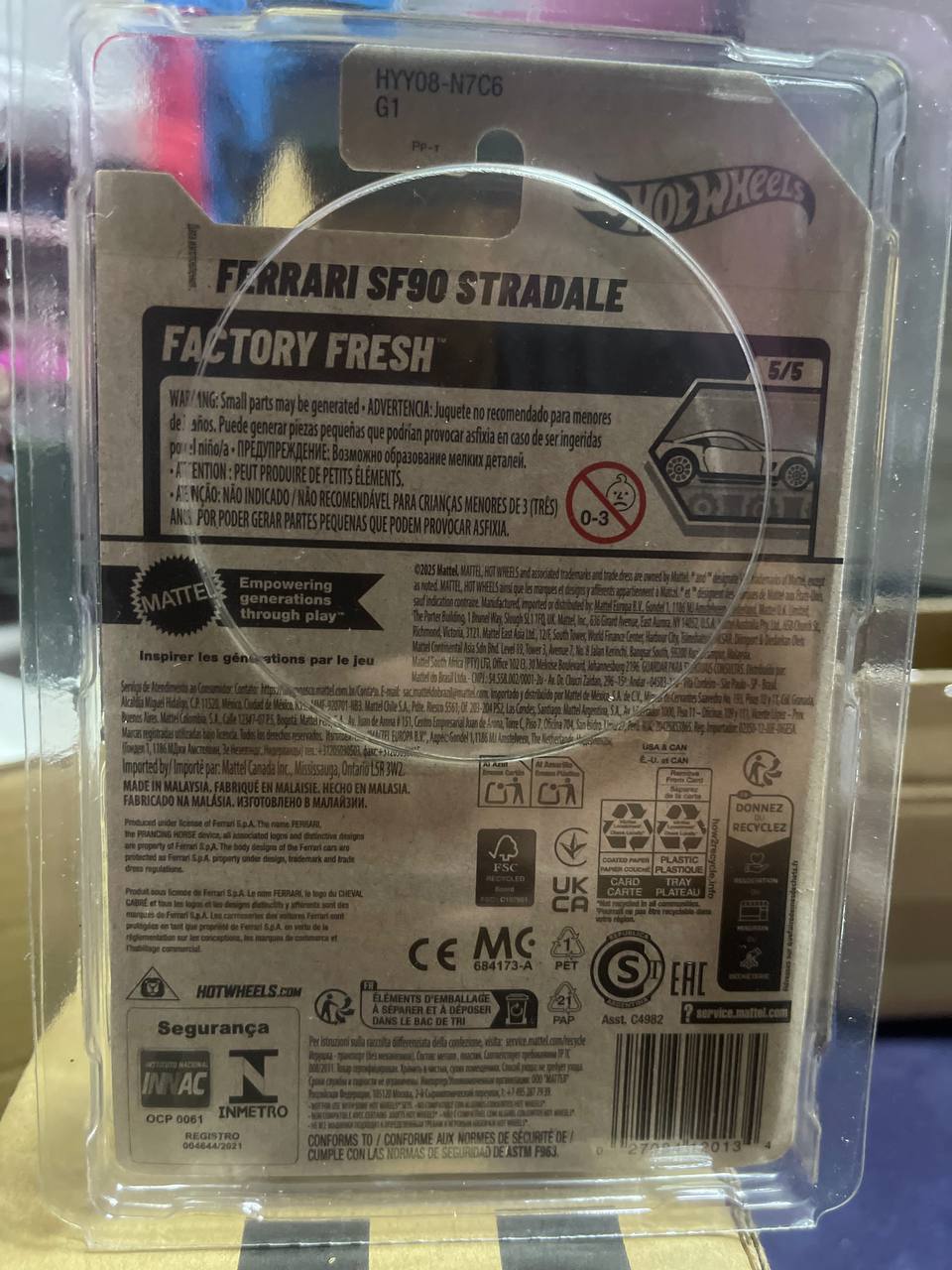 Hot Wheels Ferrari SF90 Stradale 2022 – Black Factory Fresh Die-Cast 1:64 Collectible