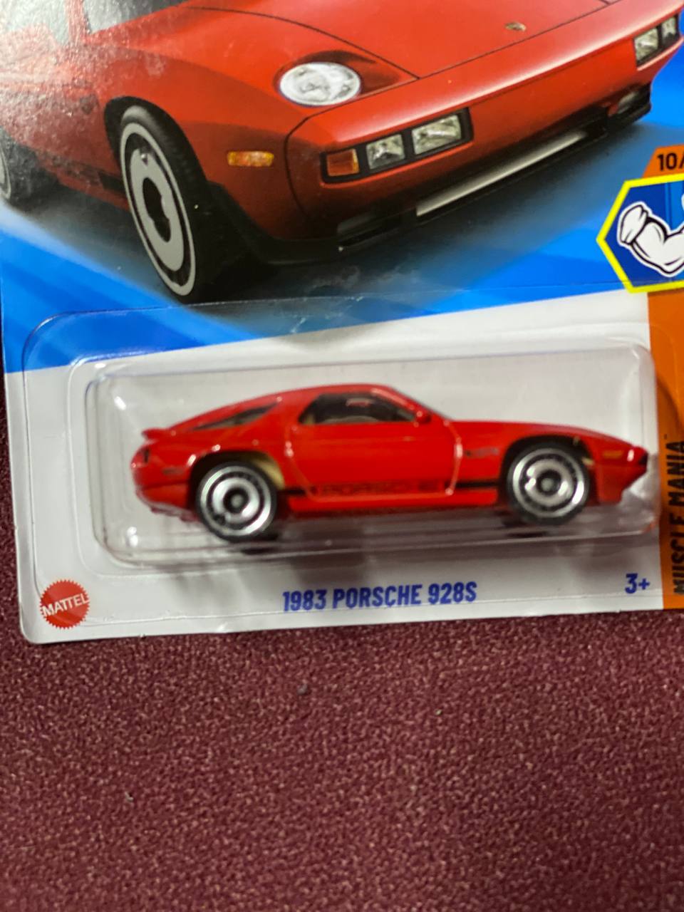 Hot Wheels 1983 Porsche 928S Die-Cast Car – Red 1:64 Collectible Model