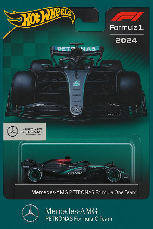 Hot Wheels Premium – Mercedes-AMG Petronas Formula One Team (F1 2024 Edition)