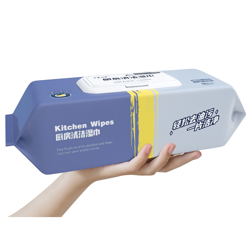 Kitchen Cleaning Wipes 80pcs & Multipurpose Oil & Stain Remover/Thick & Durable