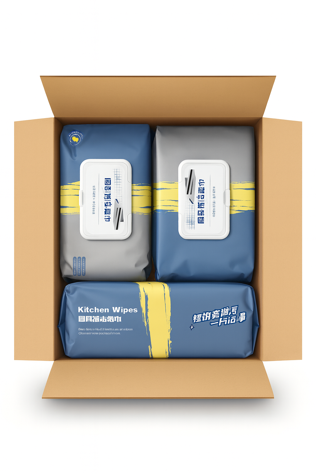 Kitchen Cleaning Wipes 80pcs & Multipurpose Oil & Stain Remover/Thick & Durable