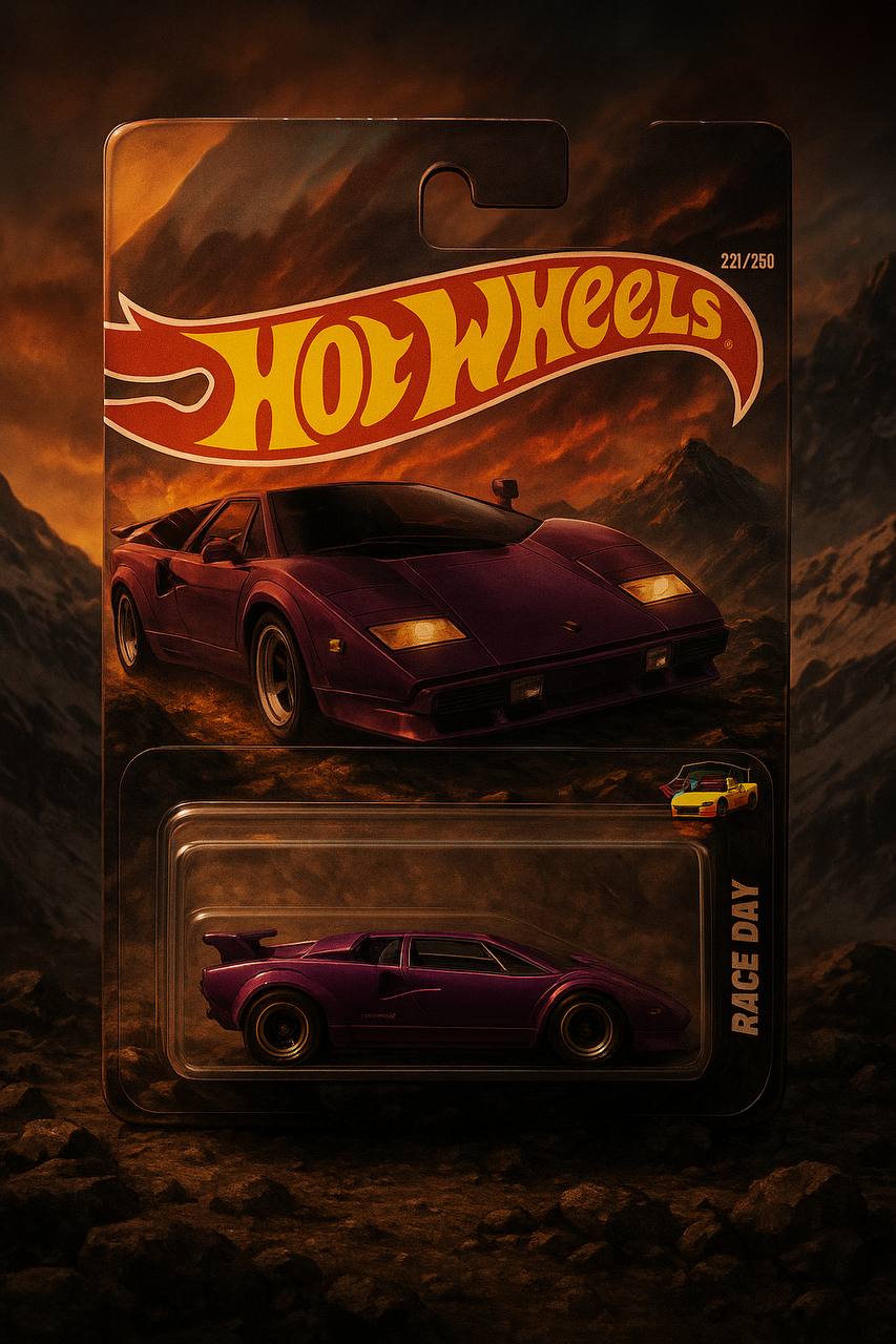 Hot Wheels ’94 Bugatti EB110 SS – Purple HW Race Day 9/10 (2023 Mainline #221/250) Diecast Car
