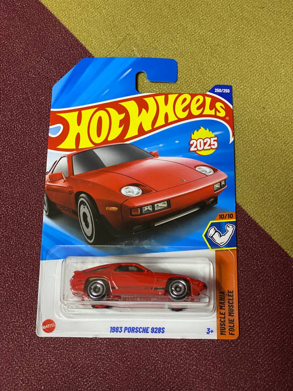 Hot Wheels 1983 Porsche 928S Die-Cast Car – Red 1:64 Collectible Model