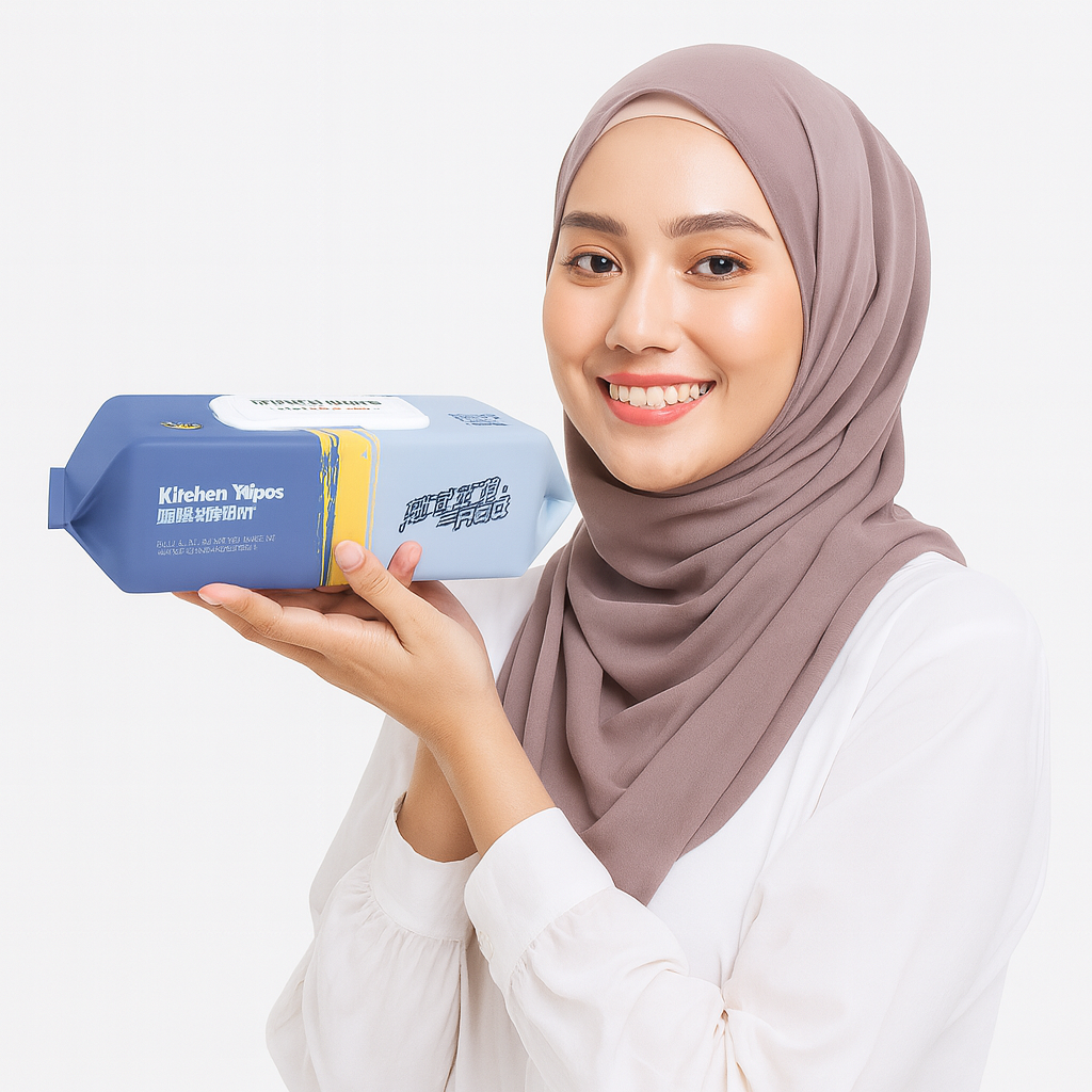 Kitchen Cleaning Wipes 80pcs & Multipurpose Oil & Stain Remover/Thick & Durable