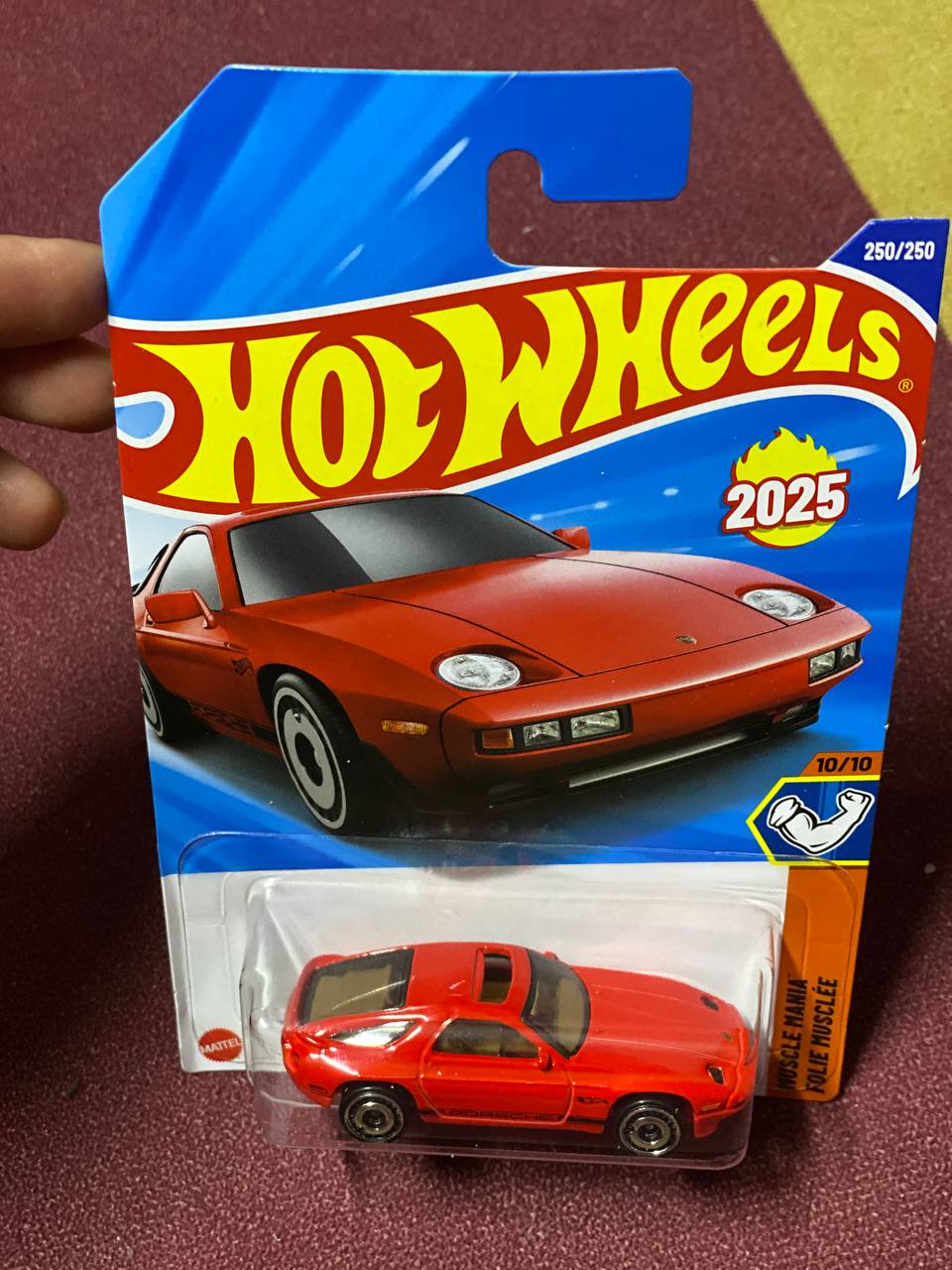 Hot Wheels 1983 Porsche 928S Die-Cast Car – Red 1:64 Collectible Model