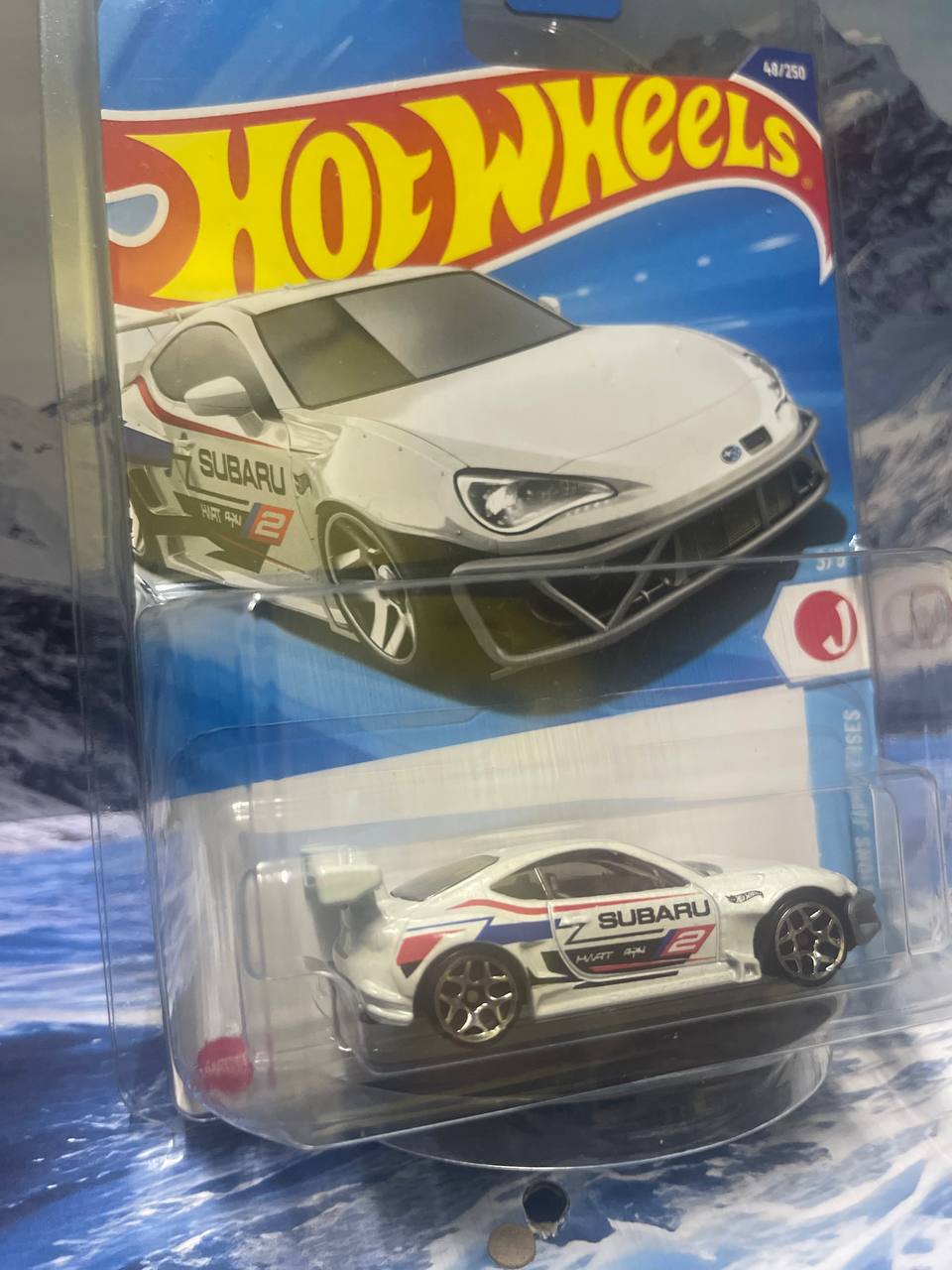 Hot Wheels Subaru BRZ #48/250 – White Racing Edition Diecast Car 1:64 (2023 Mainline)