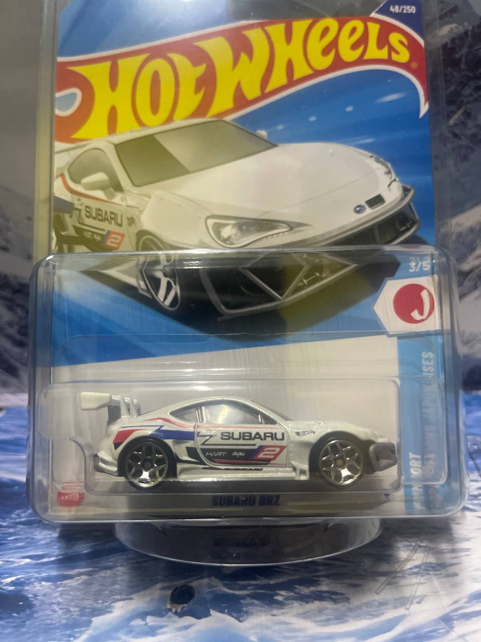 Hot Wheels Subaru BRZ #48/250 – White Racing Edition Diecast Car 1:64 (2023 Mainline)